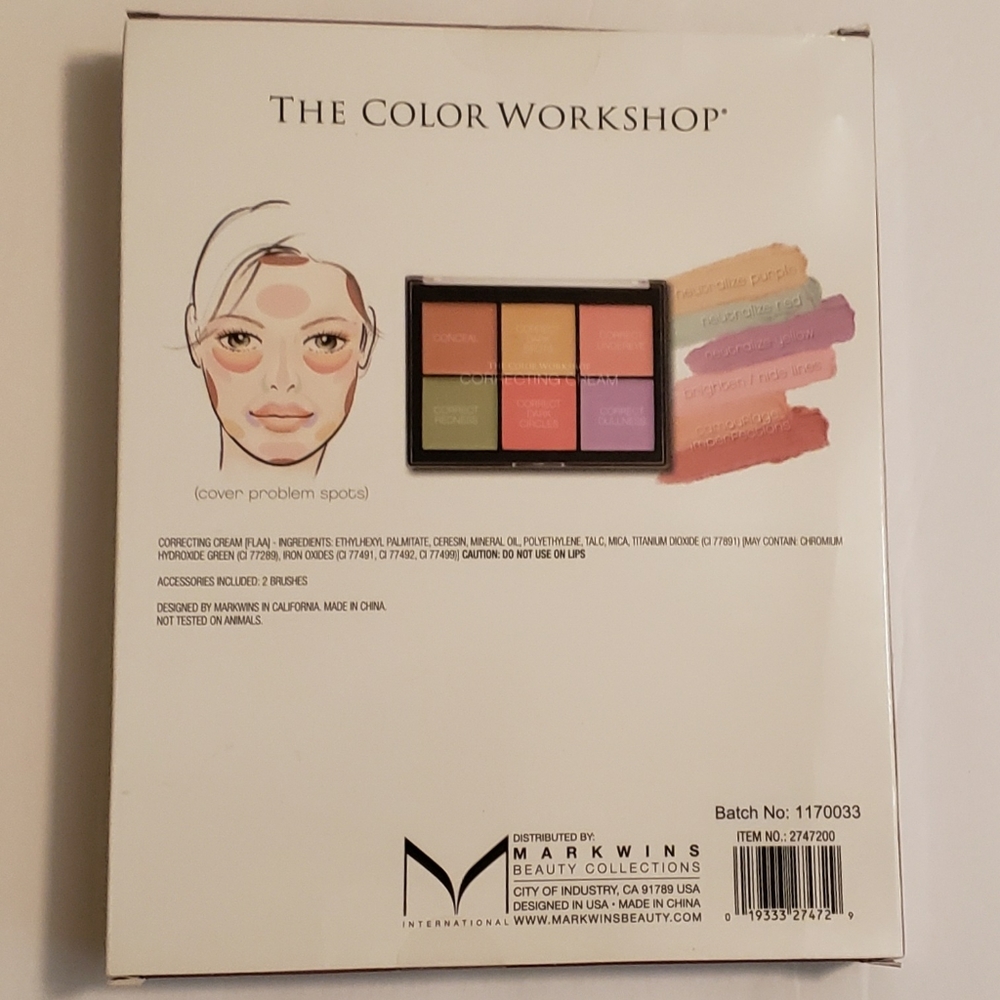 NIB The Color Workshop Correcting Cream Palette - Picture 5 of 6